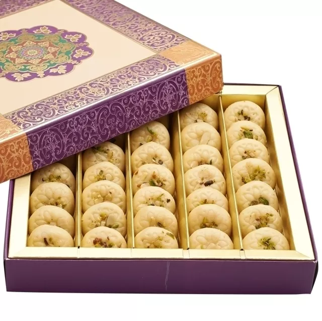 Punjabi Ghasitaram Halwai Mawa Peda White
