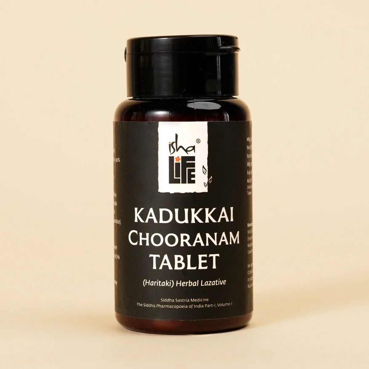 Isha Life Kadukkai Chooranam Tablet