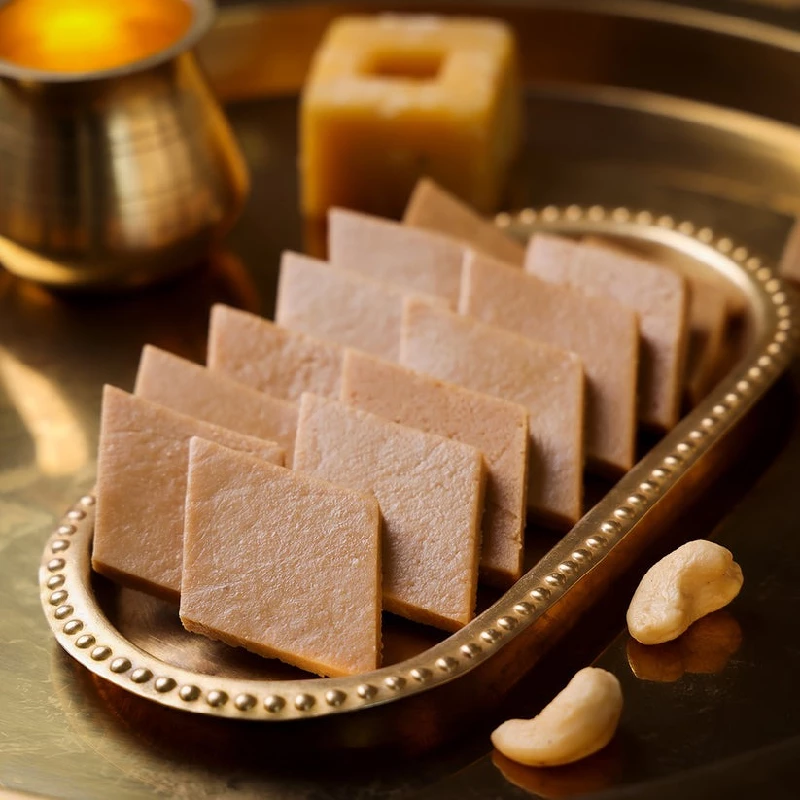 India Sweet House Jaggery Kaju Katli